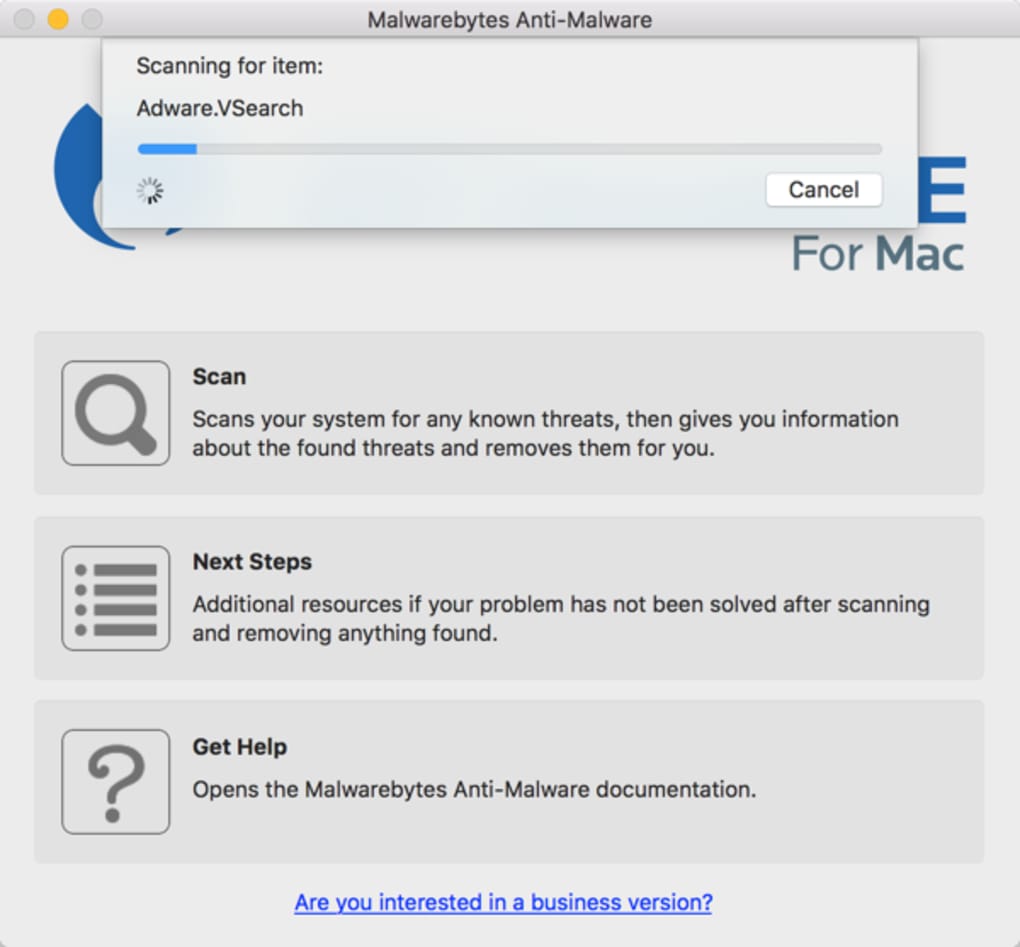 malwarebytes for mac gets stuck